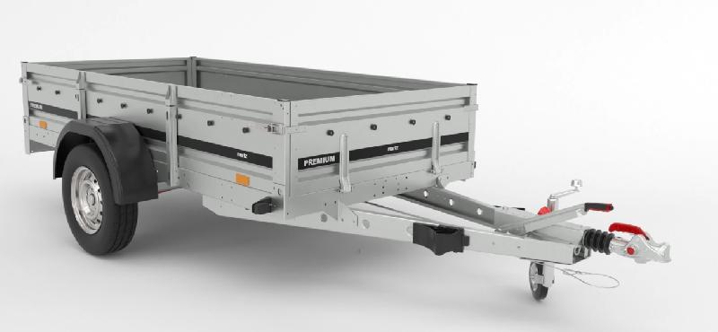 Remorque bagagère freinée - 2,64 X 1,26 M - 1300kg - MARTZ PREMIUM + 264_0