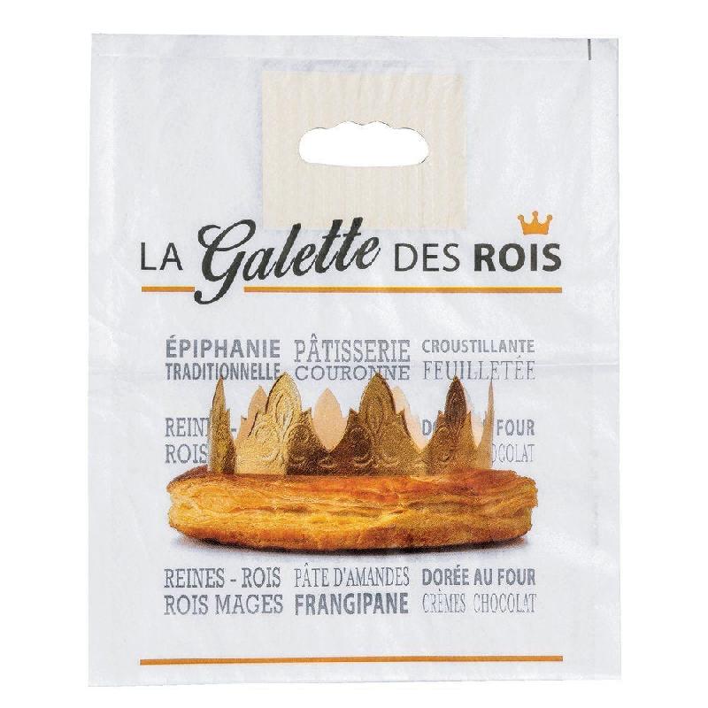 Sac galette des Rois 26x31cm en papier ingraissable - par 100_0
