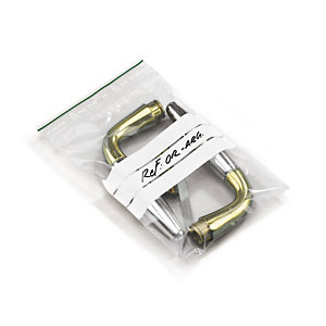 SACHET PLASTIQUE ZIP 50% RECYCLÉ TRANSPARENT À BANDES BLANCHES 60 MICRONS RAJA 10X15 CM