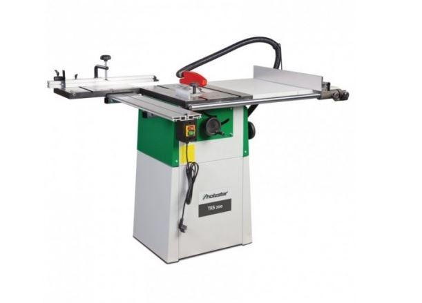 Scie stationnaire Holzstar TKS 200 - 5902020 - Profondeur de coupe 60 mm - Chariot coulissant haute qualité_0