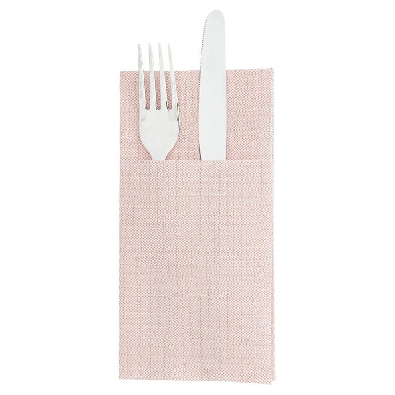 Serviette kangourou Dry Cotton 55 G/M2 40x40 cm  terracote Airlaid - par 700_0