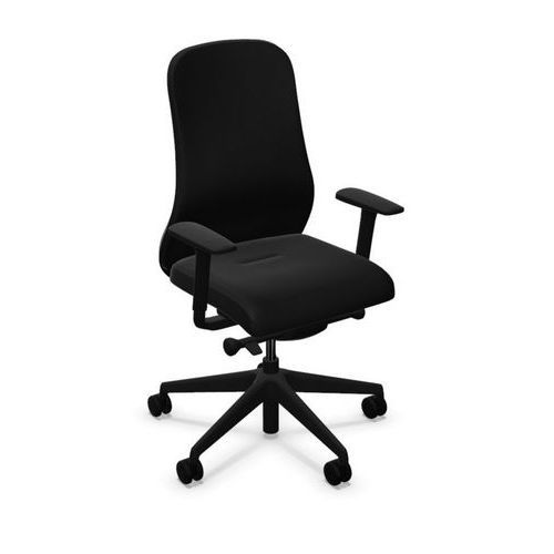 SIÈGE AVEC ACCOUDOIRS SOULY SWIVEL NOIR ASSISE NOIRE - NOWY STYL