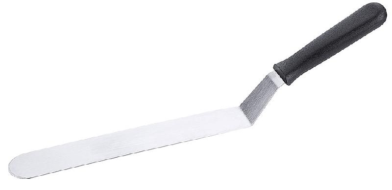 SPATULE DE GLAÇAGE COUDÉE, MATE SATINÉE, LONGUEUR DE LA LAME 25,5 CM