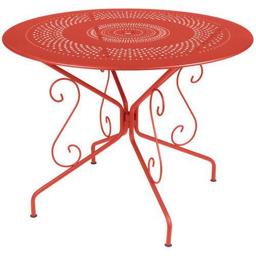 TABLE RONDE MONTMARTRE Ø 96 CM CAPUCINE - FERMOB