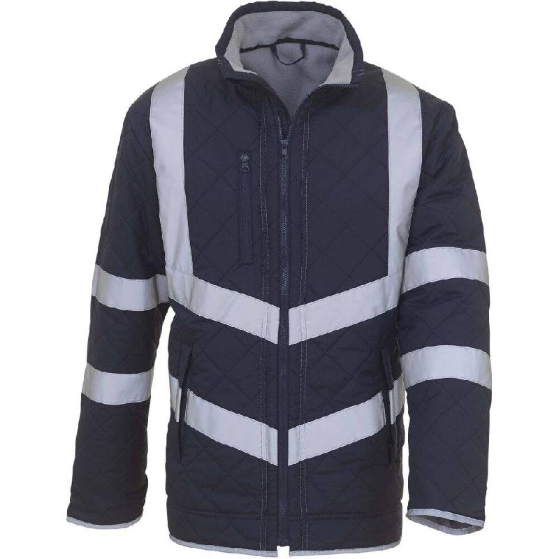 Veste de travail haute visibilité déperlante hiver  Kensington bleu marine T.S Yoko - S bleu polyester 6933883217118_0