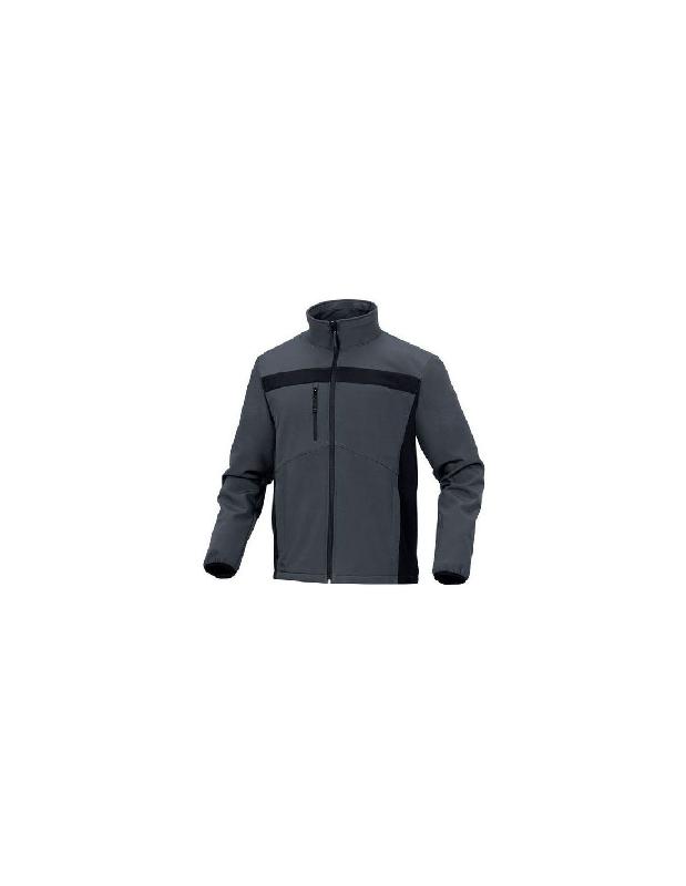 VESTE SOFSHELL GRIS/NOIR TM - DELTA PLUS - LULE2GRTM