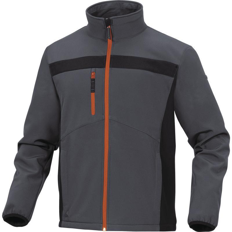 Veste softshell polyester/élasthanne Lulea2 - légère, protection contre le froid et le vent, 5 poches_0