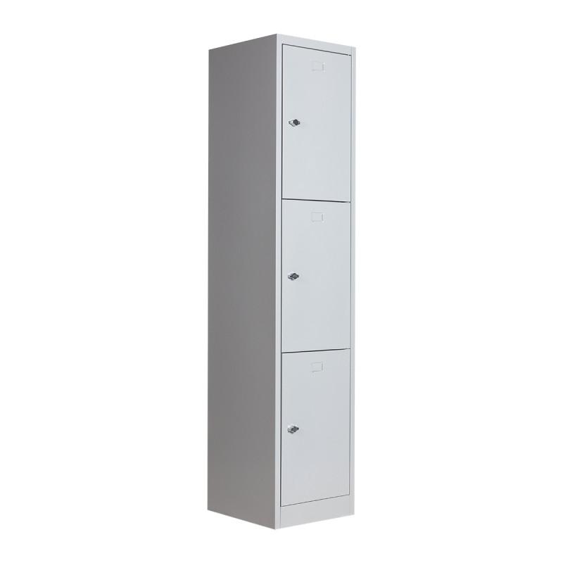 Vestiaire multicases 3 cases superposées standard - Larg. 400 mm_0