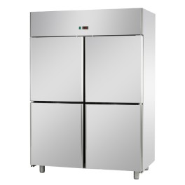 Armoires réfrigérées positives 4 portillons 1200l inox_0