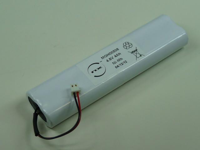 Batterie NiMH 8x 4//3A 8S1P ST1 9.6V 4000mAh JST NX