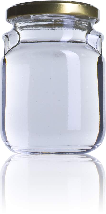 Bocal Jarra Lusa 275 ml - TO 63 - Verre blanc - Cylindrique_0