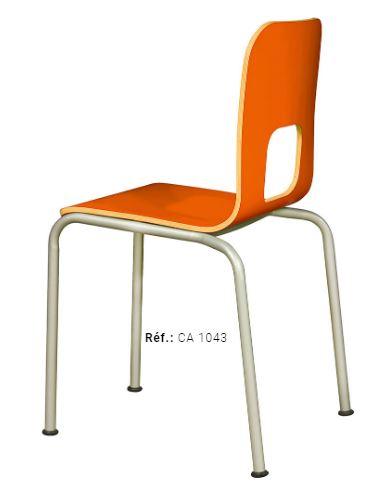 Chaise de restaurant 1043 - assise standard - hauteur 83 cm - largeur 47 cm - hauteur d'assise 53 cm - poids 6 kg_0