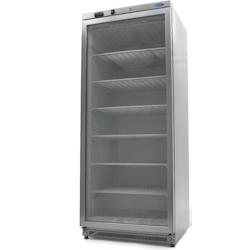 Congélateur - 600L - inox - avec porte vitrée - 9405035_0