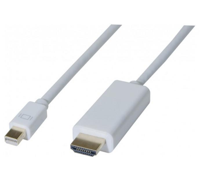 Cordon Mini DisplayPort 1.1 vers HDMI - 3m - Résolution 1080p - Contacts plaqué or 24 carats_0
