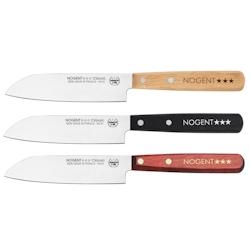 Couteau Santoku classic bois lame lisse (1 modèle aléatoire  -  Multicolore Autre Inox Nogent 21.6x2.5 cm - multicolore inox 3222633929405_0