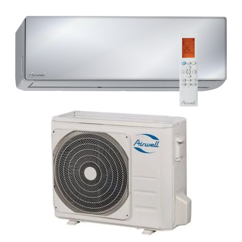 Ensemble Climatisation avec Unité extérieure YDAB et Unité intérieure Murale HDMB Harmonia Miroir 5 kW - Airwell - AIRHARMONIA5KMIR_0