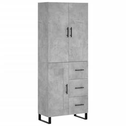 Helloshop26 - Buffet bahut commode armoire meuble de rangement organisateur cuisine salle de séjour salon haut 69,5 x 34 x 180 cm 02_0034553 - 300021_0