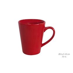 Lot de 12 Mug Conique Rouge 32cl- Gres Maitre Chef - GRESMU021_12_0