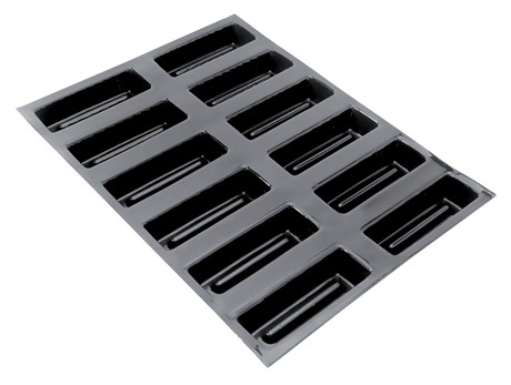 MOULE FLEXIPAN® 60 X 40 CM - 24 LINGOTS RAINURÉS