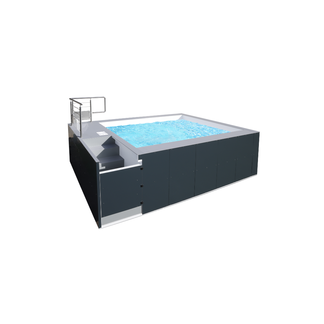 Piscine Détente hors sol  de 7 m² - 4,95m x 2,45m - PISCINES ET BASSINS_0