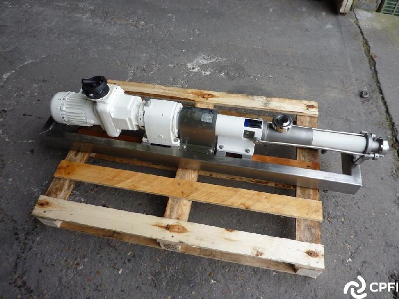 Pompe hélicoïdale INOXPA K230SD - 0.55 kW - avec variateur et châssis inox_0