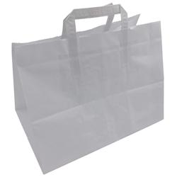 Sac avec poignée kraft blanc 32 x 22 x 24 cm x 50 - 833241_0