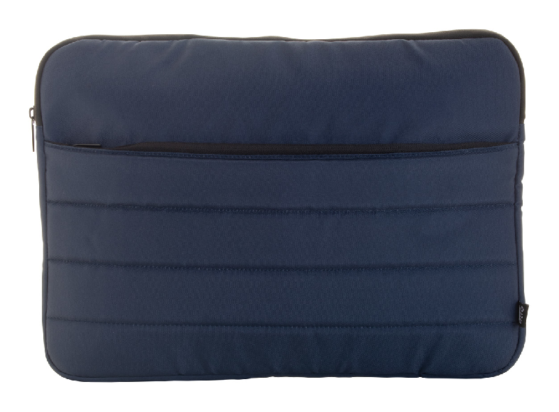 Sacoche RPET pour ordinateur portable - rembourrée avec compartiments zippés - polyester RPET 300D - pour ordinateurs jusqu'à 15