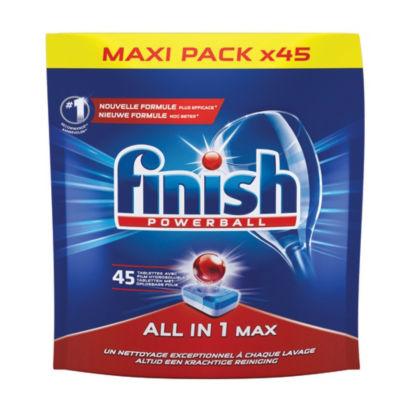 Tablettes lave-vaisselle cycle long Finish All in 1 Max, sachet de 45_0