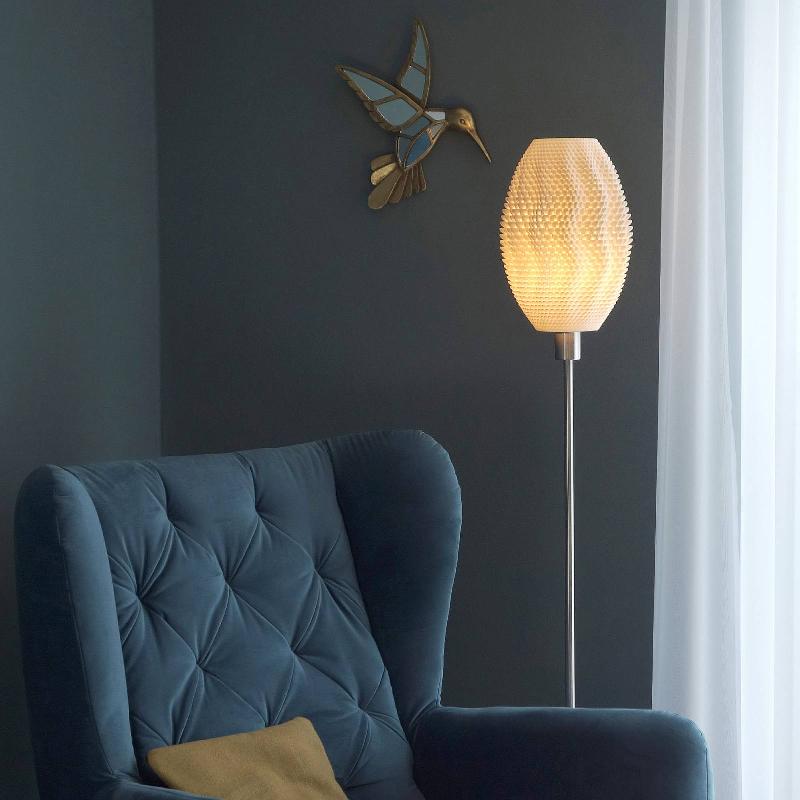 TAGWERK LAMPADAIRE KORAL OLIVE EN BIOMATÉRIAU, LIN