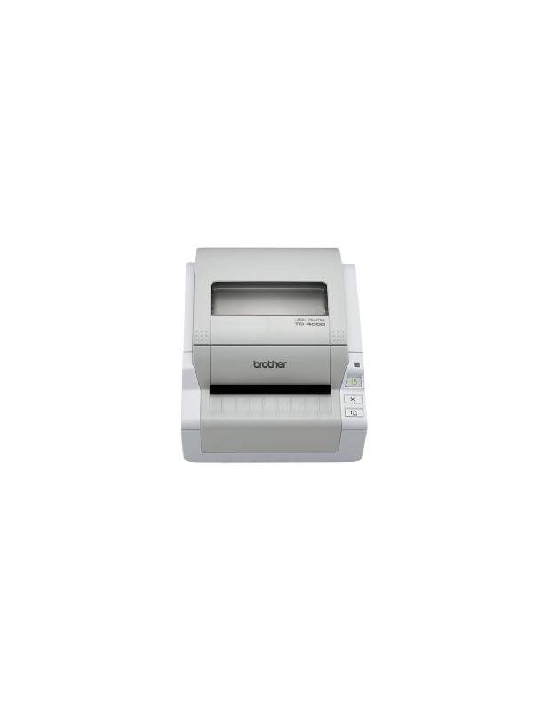 TD-4000 - Imprimante d'étiquettes industrielle Brother pour gros volumes - 102 mm de largeur - 110 mm/sec - connectivité USB et RS-232_0