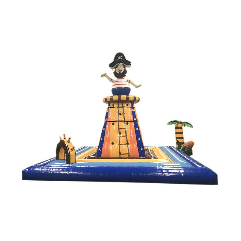 Tour escalade gonflable Pirates - Réf. SP19-CH - 8x7x8m - Sécurité norme CE EN 14960_0