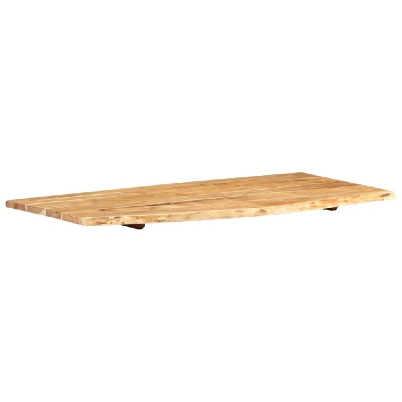 ACACIA DESSUS DE MEUBLE-LAVABO DE SALLE DE BAIN ETAGÈRE FLOTTANTE TABLETTE DE MEUBLE-LAVABO PLATEAU DE MEUBLE-LAVABO 118X55X2,5 CM 02_0003420_0