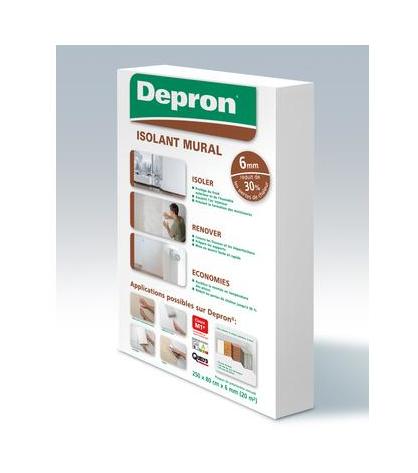 BOSTIK - ISOLANT MURAL DEPRON 6MM 2,5X0,80M - 30601750