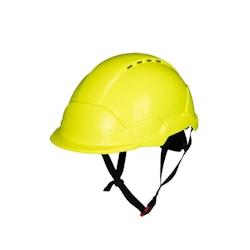 Casque de sécurité ventilé avec lunettes de protection  PHOENIX WIND ABS jaune T.Unique Coverguard - jaune 5450564058101_0