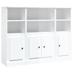Helloshop26 - Buffet bahut commode armoire meuble de rangement organisateur cuisine salle de séjour salons 3 pcs brillant bois 02_0037032 - 300021317_0