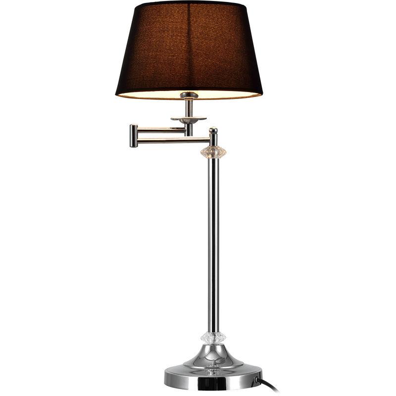 lux.pro lampe de table table lampe luminaire blanc H52cm Ø36cm grande lampe de table 