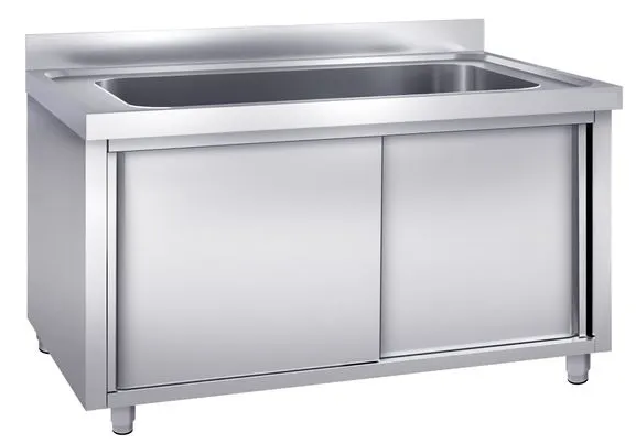 Plonge batterie 140x60cm sur meuble_0
