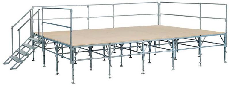 PODIUM MODULABLE - ESTRADE MÉTALLIQUE_0