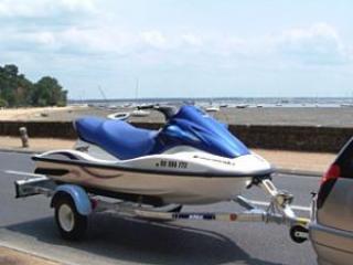 Remorque pour véhicule léger - Porte double jet-ski Satellite R 501JET - PTAC 650kg_0