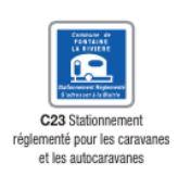 Panneau de signalisation d'indication  type c23_0