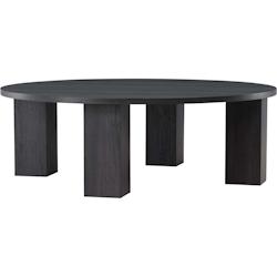 Table basse ronde f120 cm Juno Venture Home - noir 7340220833631_0