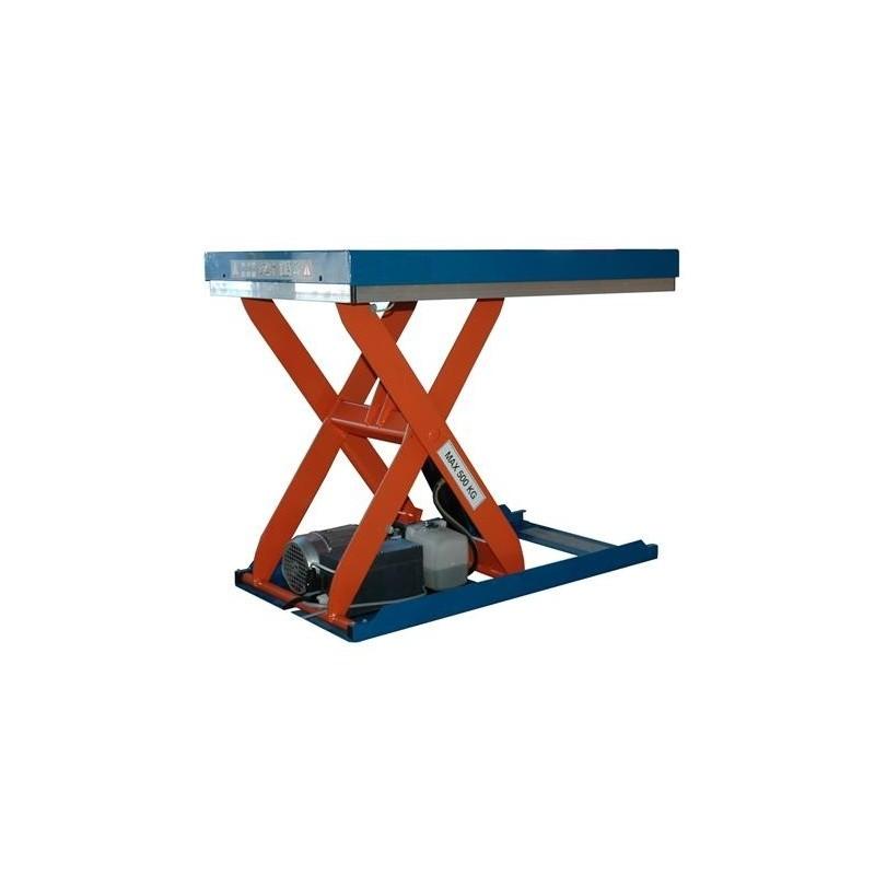 Table élévatrice fixe simple ciseau - CR 500 - capacité 500 kg - plateau 900x600 mm_0