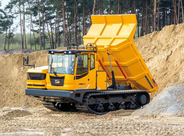 Tombereau à chenille Bergmann C912s - benne arrière pour terrains impraticables - 10.000 kg de charge utile_0