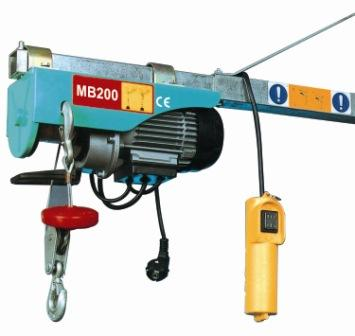 TOPCAR - Mini treuil électrique MB250 - capacité 0,25T - moteur européen - 1600W - voltage 110/220_0
