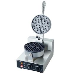 Vaiotec Gaufrier électrique EASYLINE rond - argenté inox 10594_0