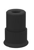 Ventouse ronde U2 en silicone conducteur - pour surfaces planes, bombées ou concaves_0