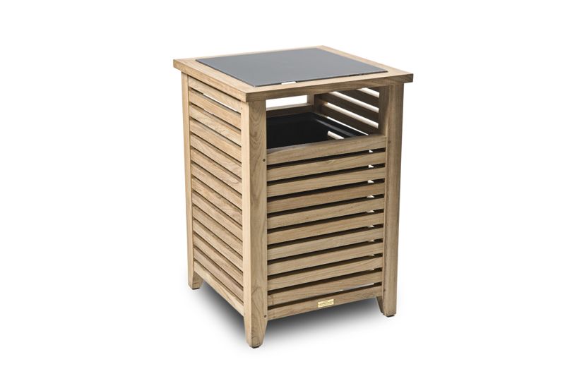 Wellspring litter - Poubelle publique en teck - 23