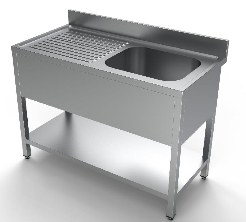 Évier table étagère inférieure 1 droite 1200  COMBISTEEL 7333.0805_0