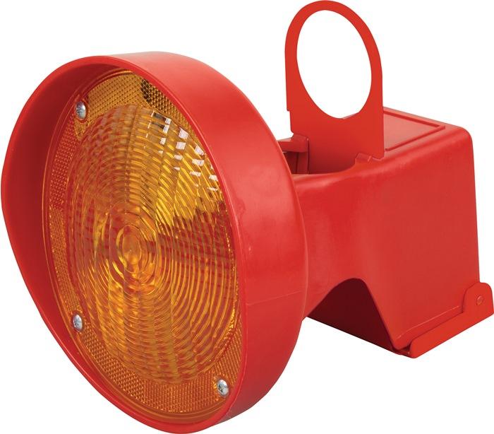 Cà´ne de signalisation à  lampe à  LED ConeFix jaune jaune d'un cà´té HORIZONT_0