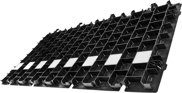 Dalle de parking ritter gravelgrid noire | dalle en pehd - pente jusqu'à 30% - joints de dilatation intégrés - résistance de 450 t/m²_0